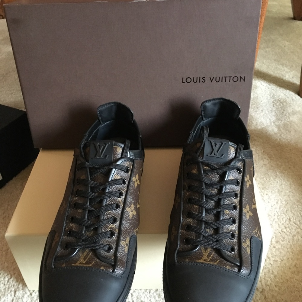 Louis Vuitton sneakers.Still looks new with original box, bags and laces.